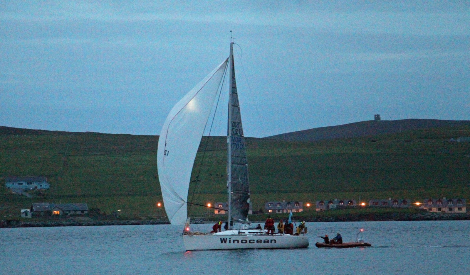 Winocean first past the finish line | Lerwick Port Authority