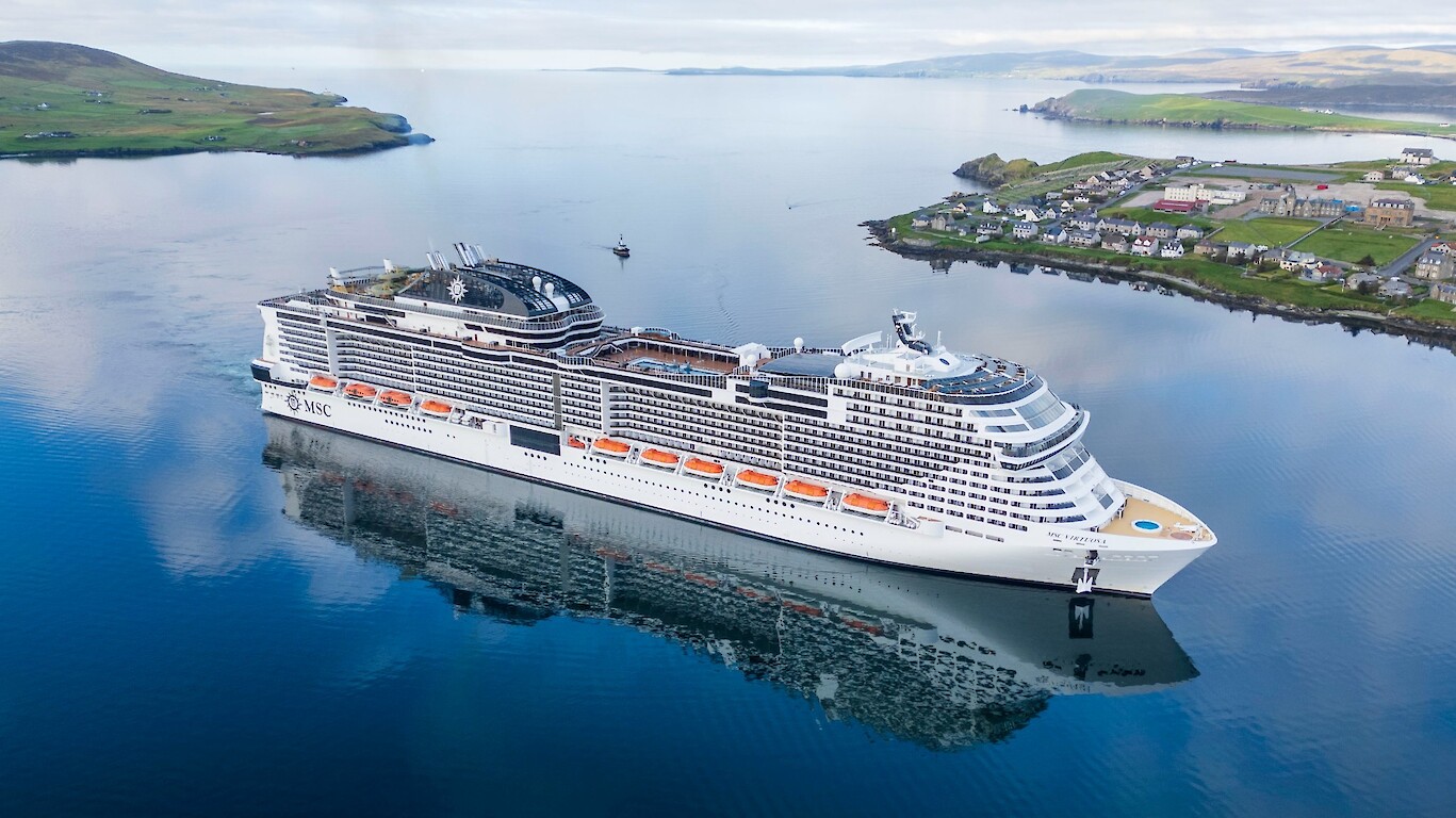 Virtuosa performance sets cruise record at Lerwick | Lerwick Port Authority